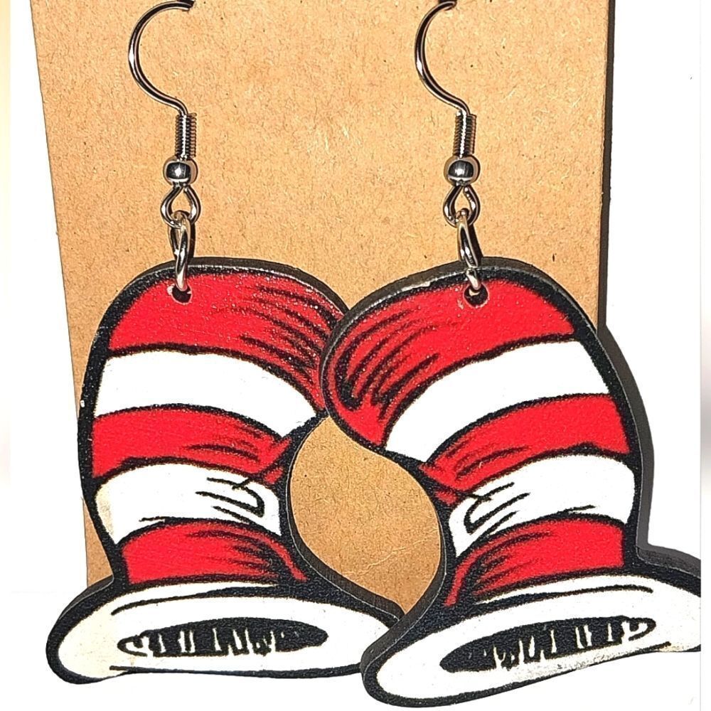 Hand crafted dangle earrings - Picture 4 of 5